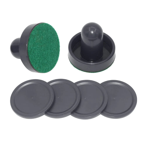 8pcs/set Standard Plastic Air Hockey Pushers And Pucks Replacement For