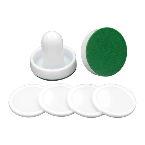 8pcs/set Standard Plastic Air Hockey Pushers And Pucks Replacement For