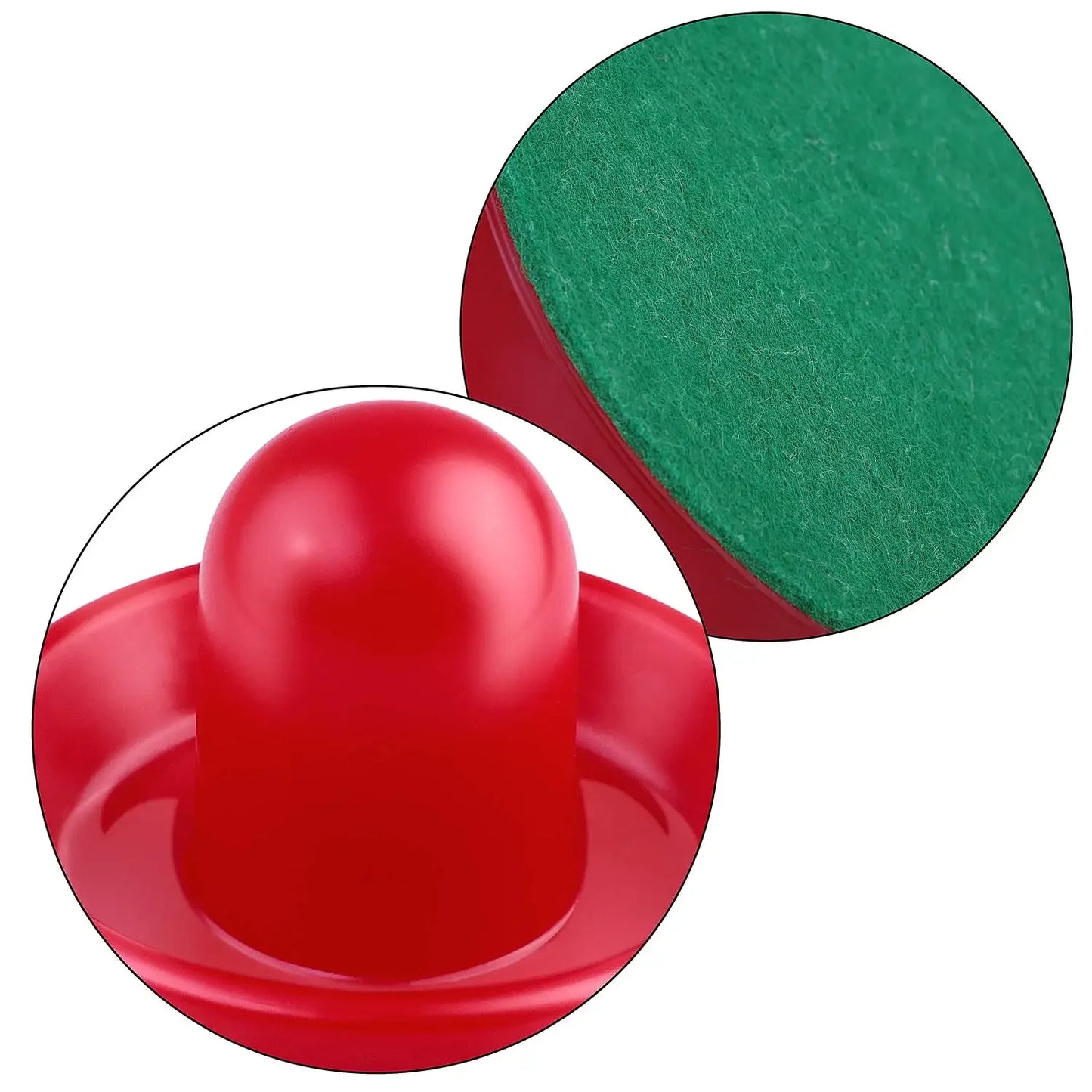 8pcs/set Standard Plastic Air Hockey Pushers And Pucks Replacement For