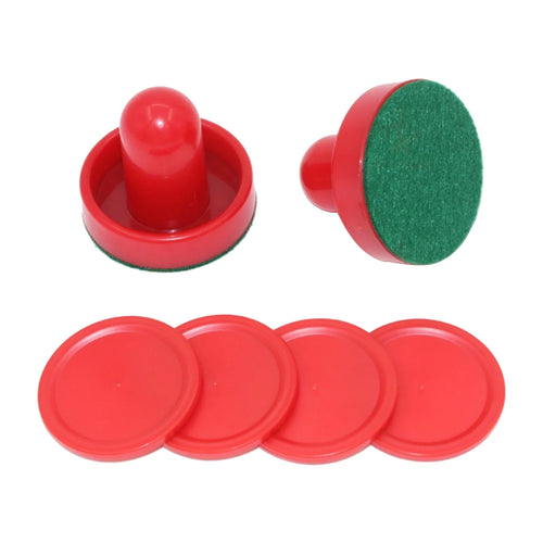 8pcs/set Standard Plastic Air Hockey Pushers And Pucks Replacement For