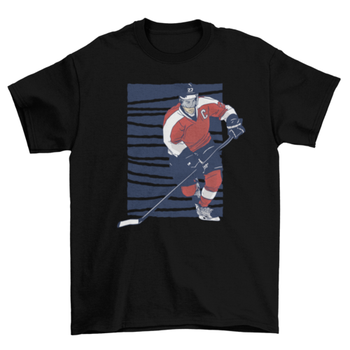 Ice Hockey Sport Player T-shirt
