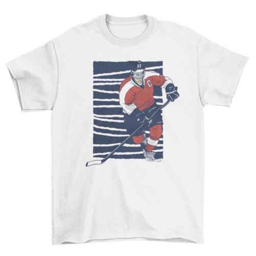Ice Hockey Sport Player T-shirt