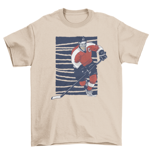 Ice Hockey Sport Player T-shirt