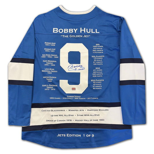 Bobby Hull Career Jersey Winnipeg Jets Edition 1/9