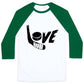 LOVE HOCKEY (DISTRESSED) UNISEX CLASSIC BASEBALL TEE